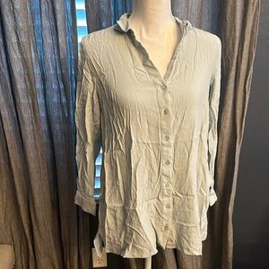 J Jill button down loose blouse